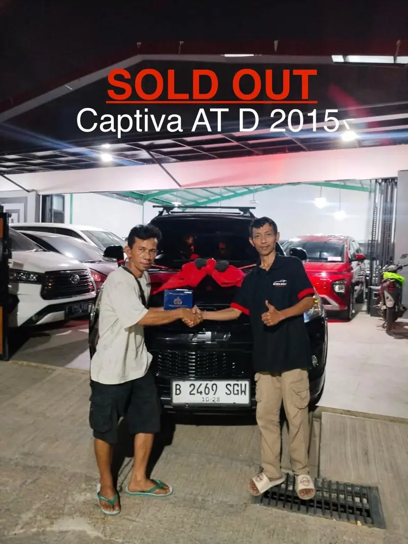 Serah terima Chevrolet Captiva 2015 Hitam