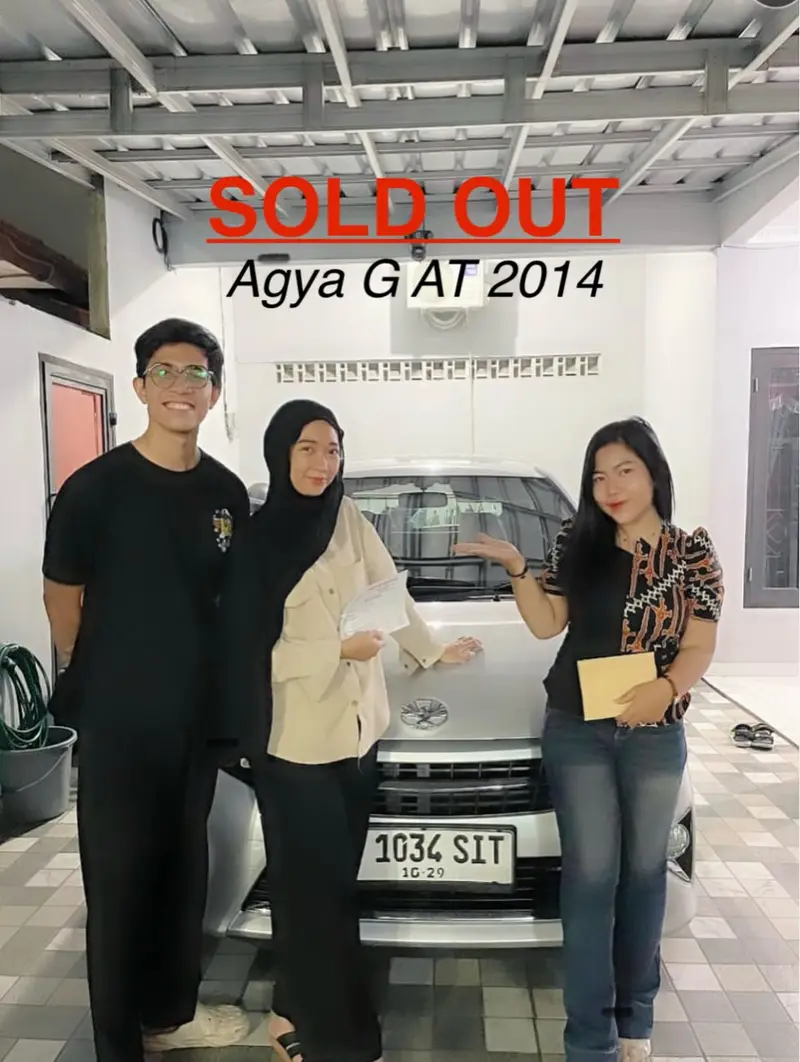 Serah terima Toyota Agya G 2014 Silver