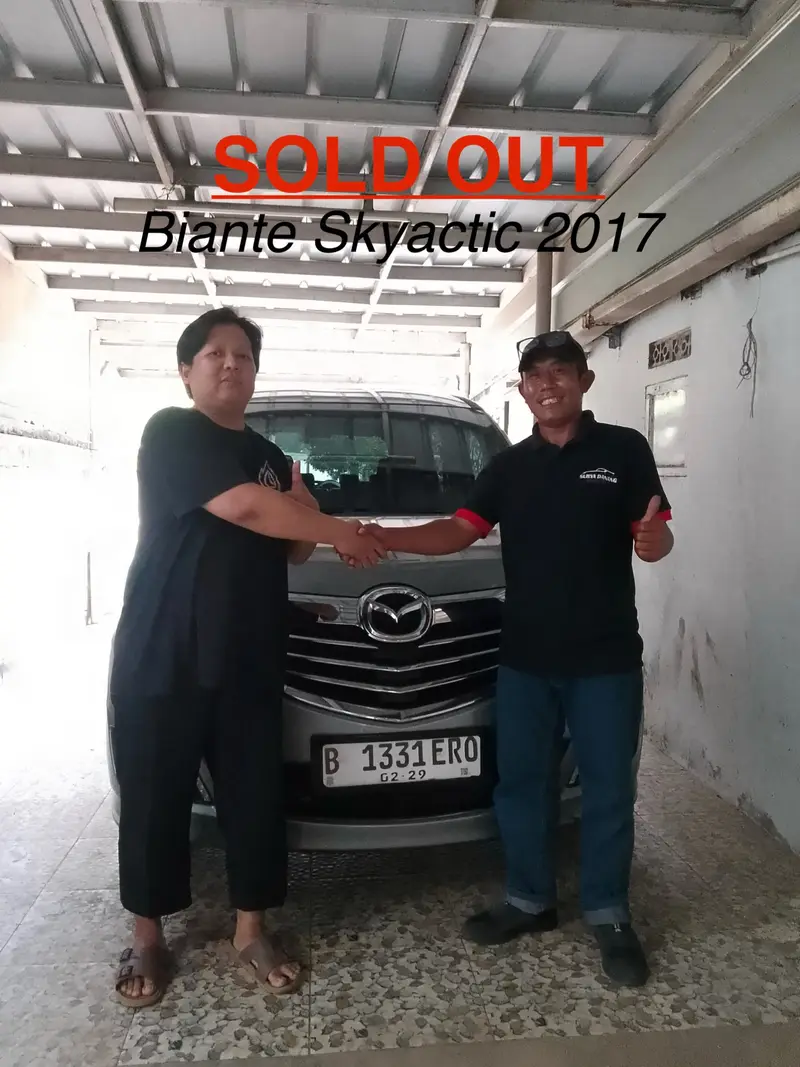 Serah terima Mazda Biante 2017 Silver