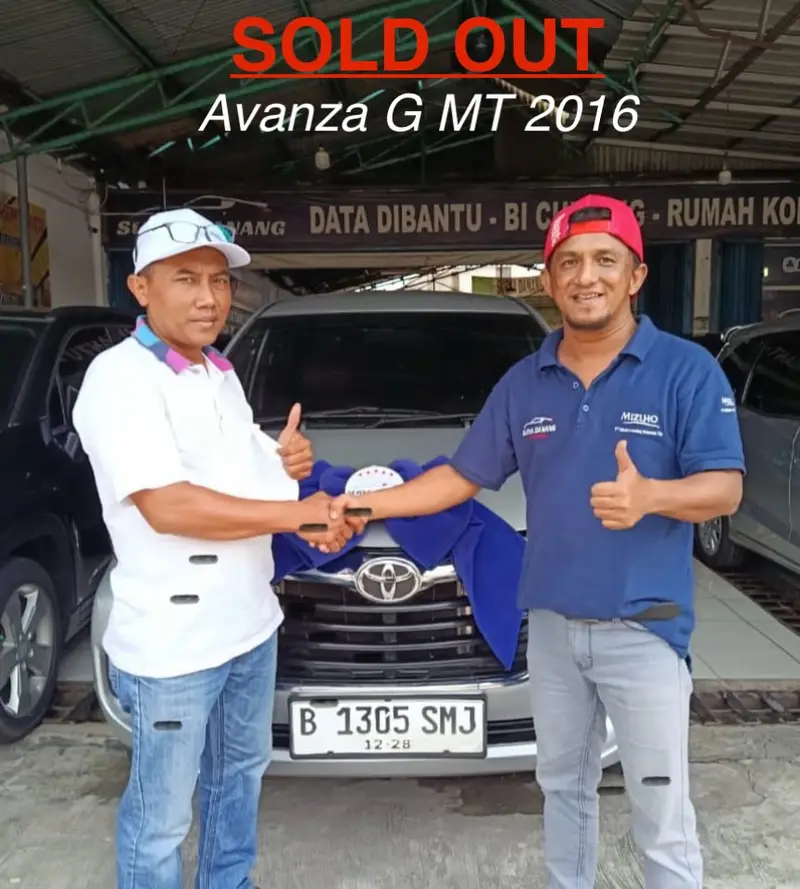 Serah terima Toyota Avanza G 2016 Silver