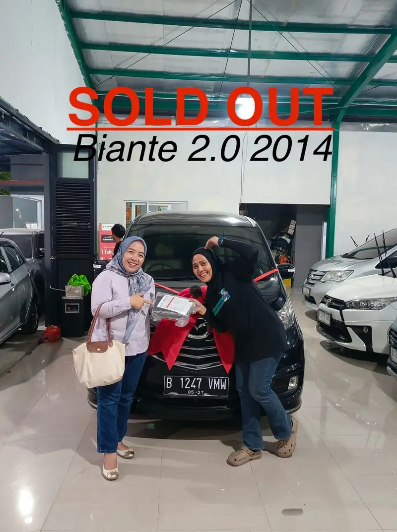 Serah terima Mazda Biante 2.0 Skyactiv 2014 Hitam
