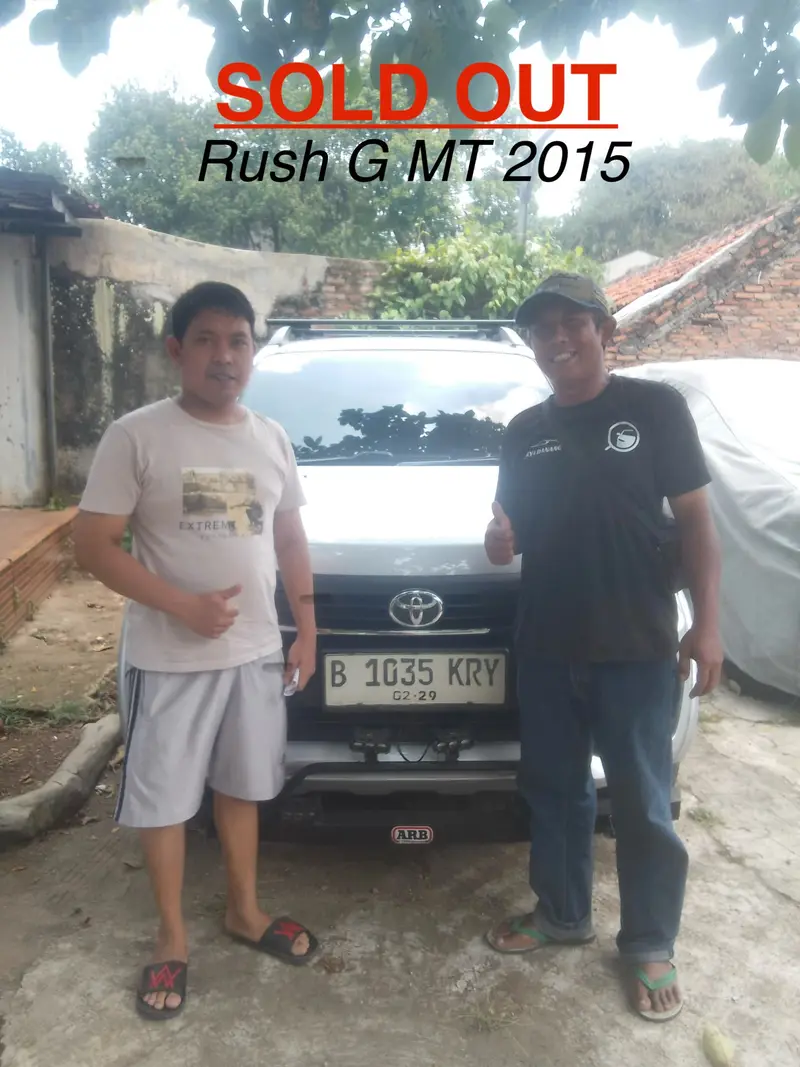 Serah terima Toyota Rush G 2015 Silver