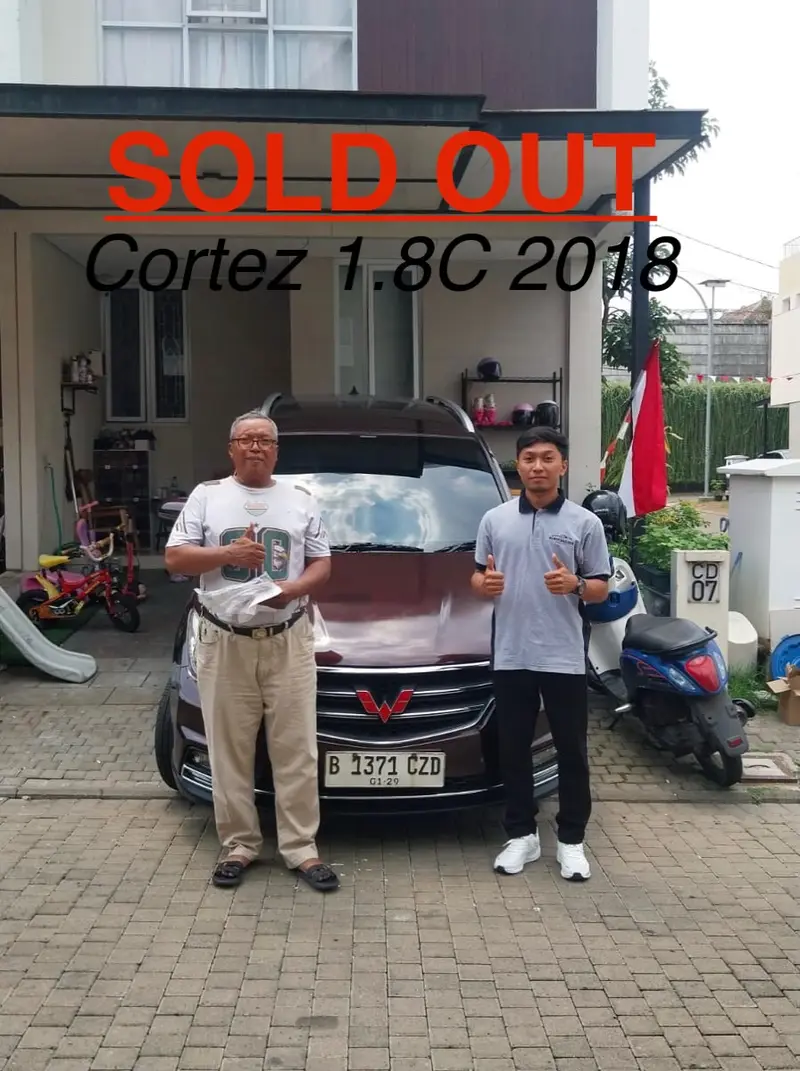 Serah terima Wuling Cortez 1.8C 2018 Merah