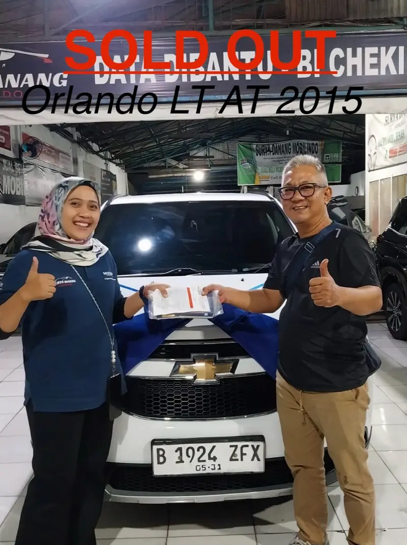 Serah terima Chevrolet Orlando 1.8 LT 2015 Putih