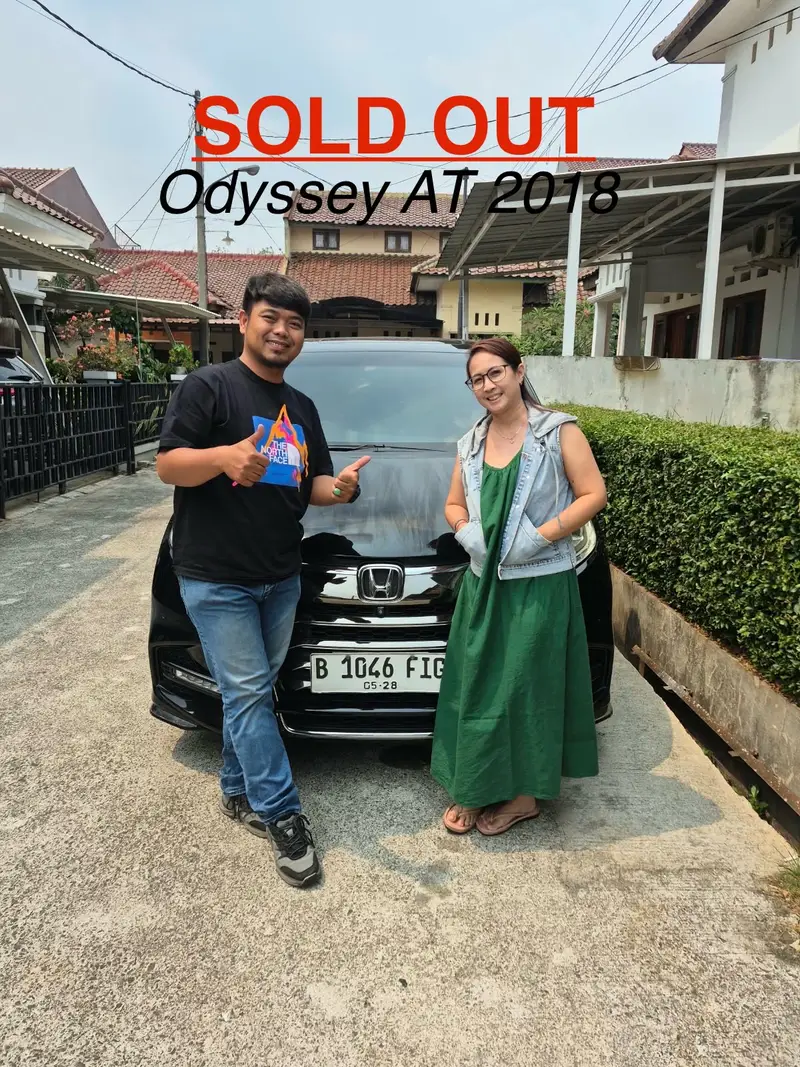 Serah terima Honda Odyssey 2018 Hitam