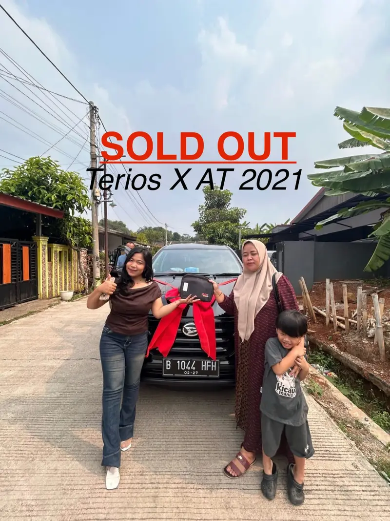 Serah terima Daihatsu Terios X 2021 Hitam