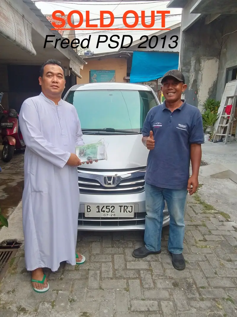 Serah terima Honda Freed PSD 2013