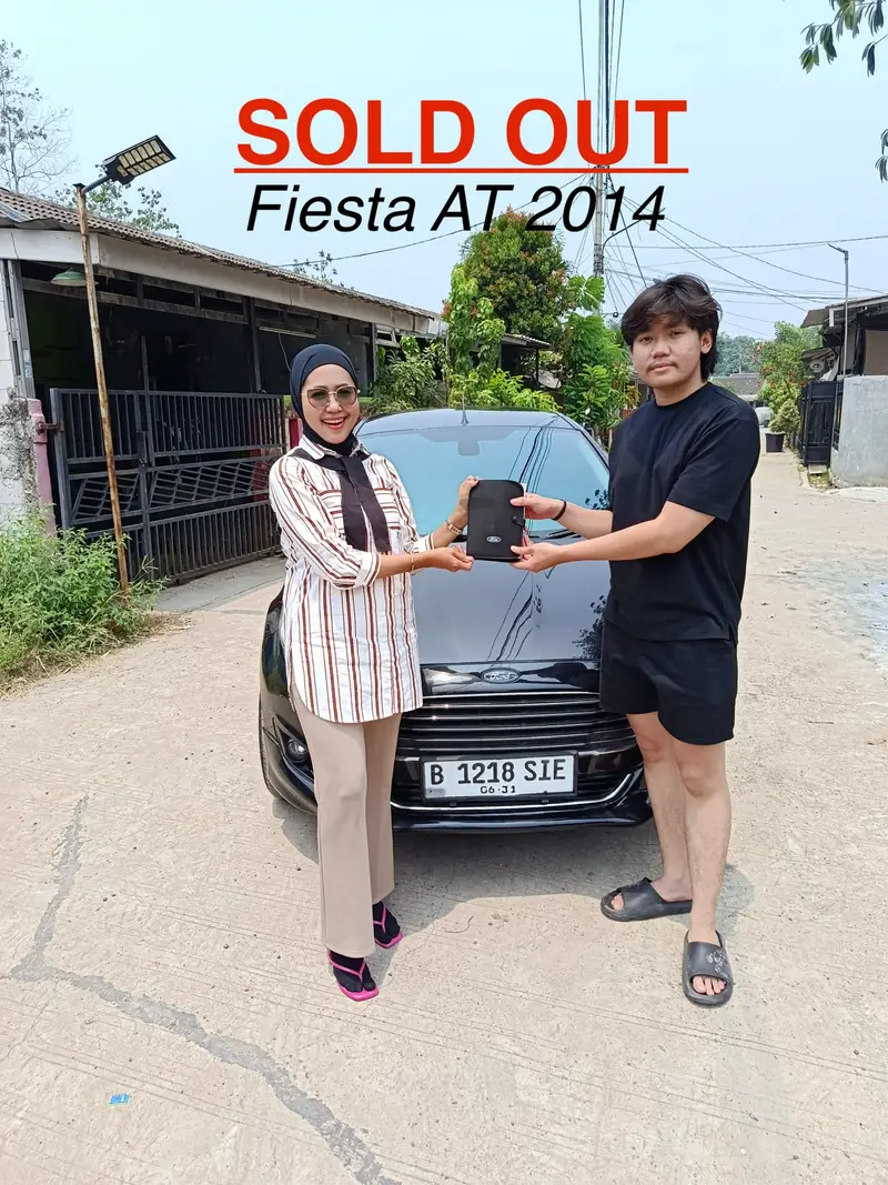 Serah terima Ford Fiesta 2014 Hitam