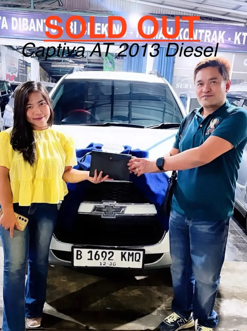 Serah terima Chevrolet Captiva 2013 Putih