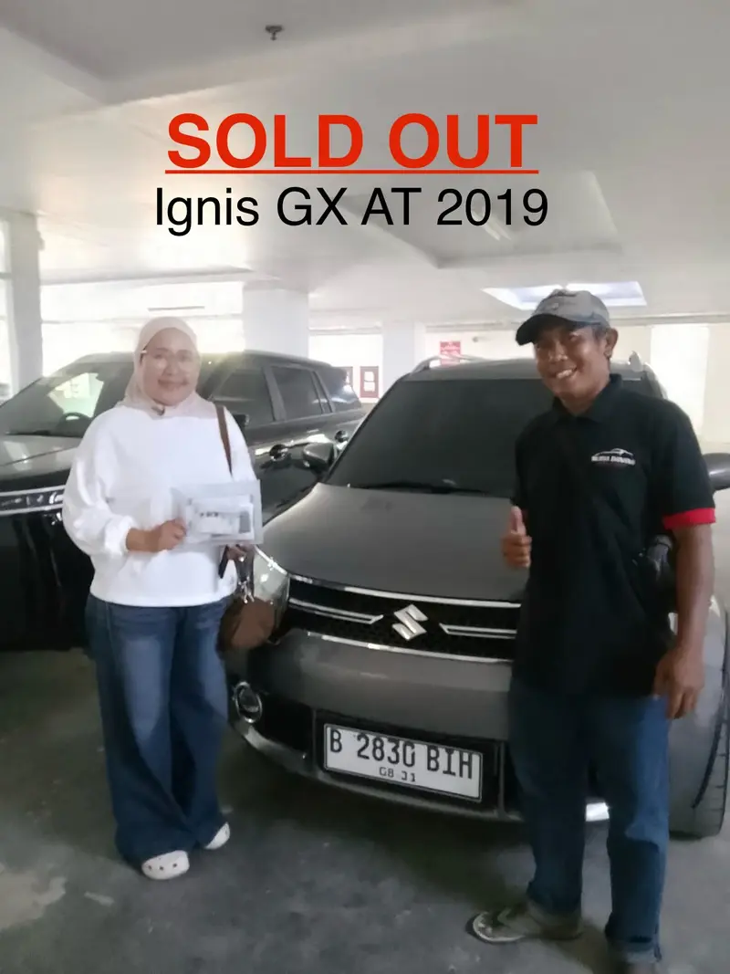 Serah terima Suzuki Ignis GX 2019 Abu-abu